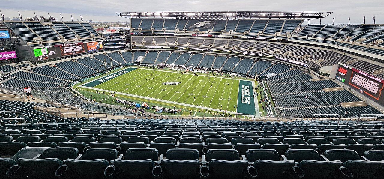 Lincoln Financial Field, na Filadélfia • JJonahJackalope/Wikimedia Commons/CC BY-SA 4.0