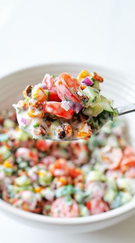 Salada de milho crocante • Divulgação Betto
