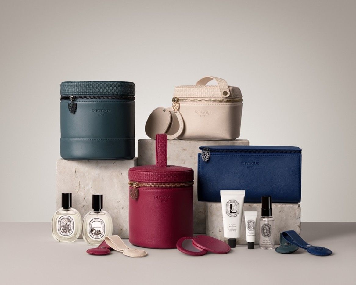 Bolsas colecionáveis e produtos assinados pela Diptyque fazem parte das experiências mais exclusivas da Qatar • Divulgação