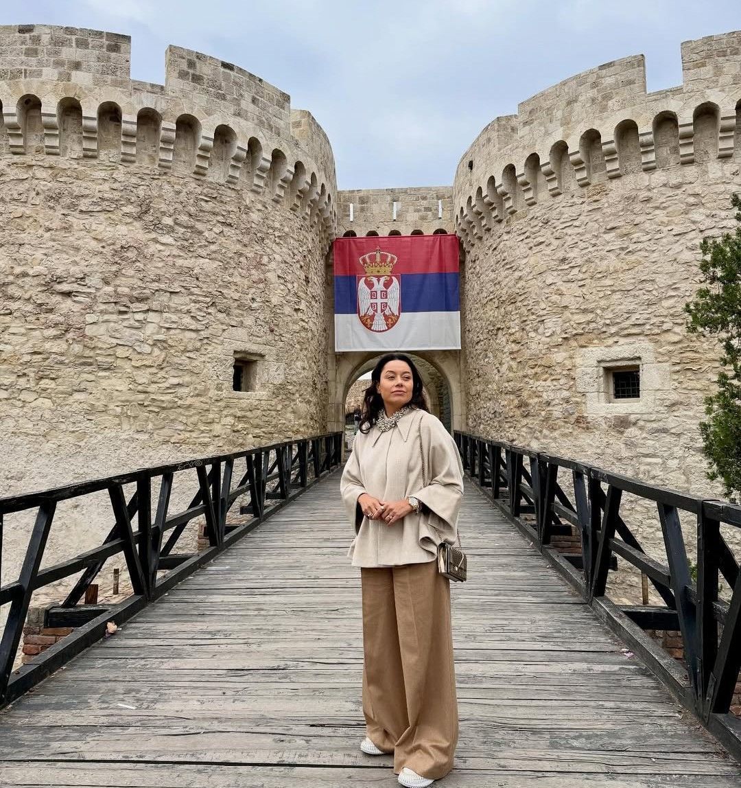 Daniela Filomeno em Belgrado, na Sérvia