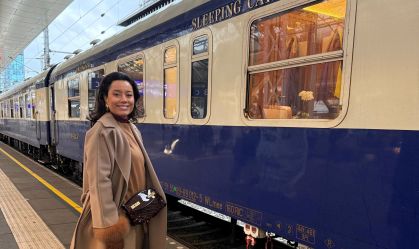 Daniela Filomeno no Golden Eagle Danube Express