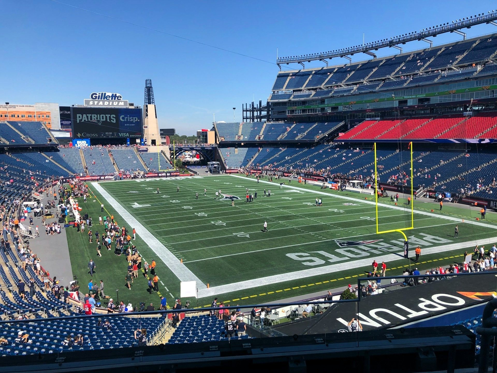 Gilette Stadium, nas redondezas de Boston, tem mirante e será palco de sete jogos da Copa do Mundo 2026 • Nathan Macoul/Unsplash