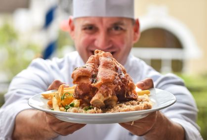 Onde os chefs comem? Com Heiko Grabolle, do Biergarten, em Pomerode