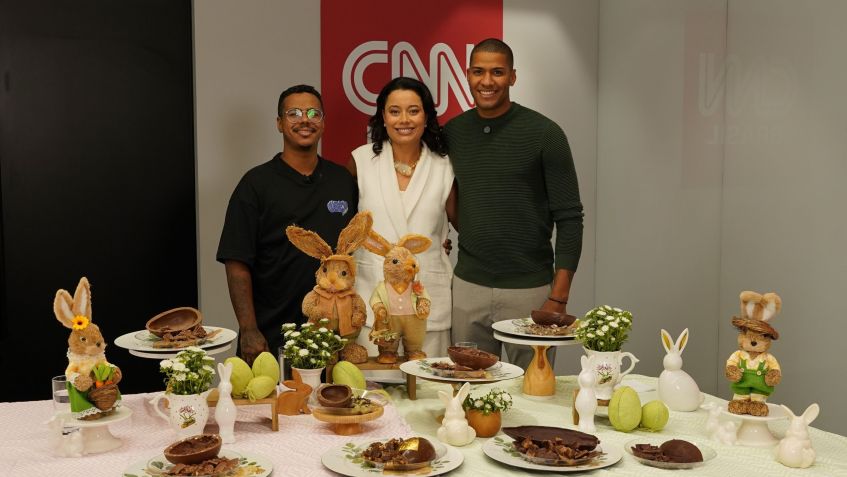 Ítalo Andrade, Daniela Filomeno e Matheus Rosa • Divulgação CNN