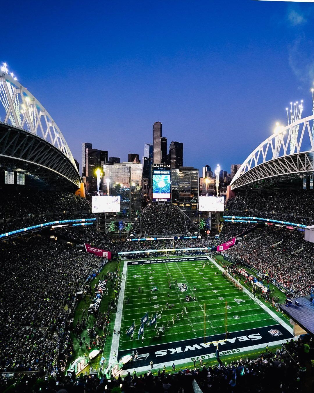 Lumen Field, em Seattle • Instagram/Lumen Field