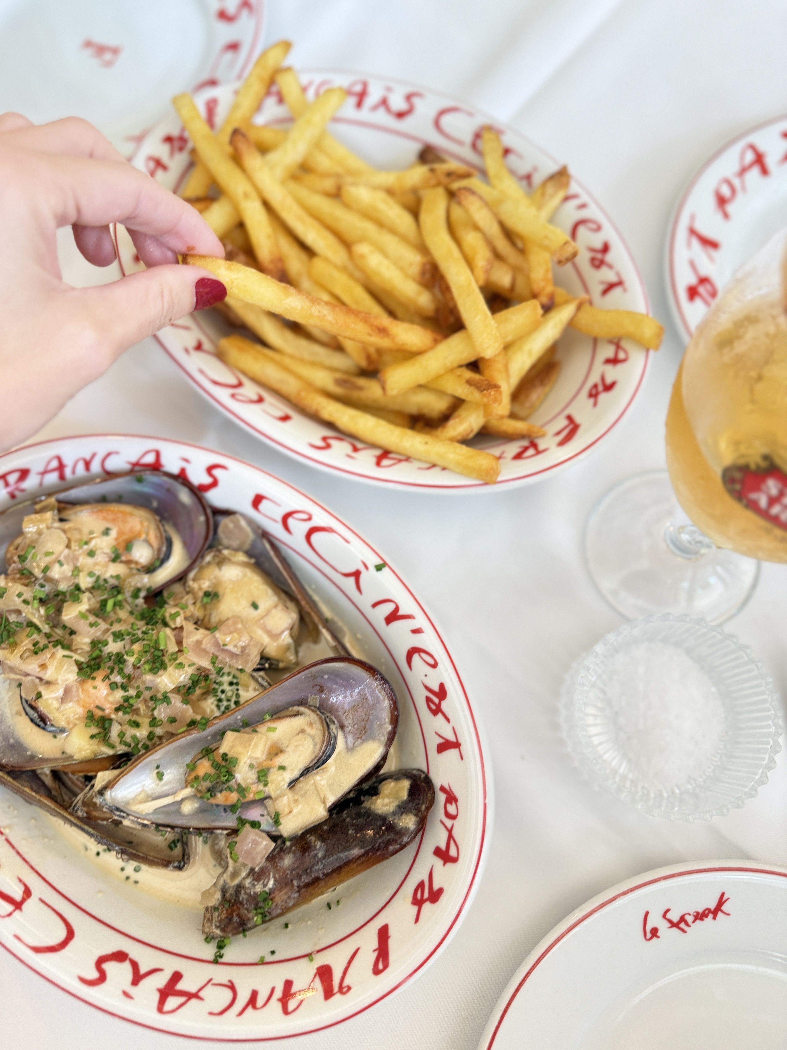 Mexilhões com batata frita • Tina Bini