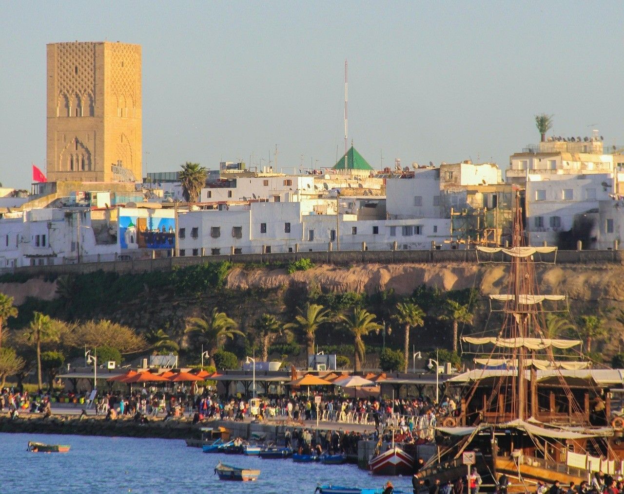 Rabat é banhada pelo Oceano Atlântico e fica a pouco mais de uma hora de Casablanca • Imagem de Fatima Zahrae por Pixabay