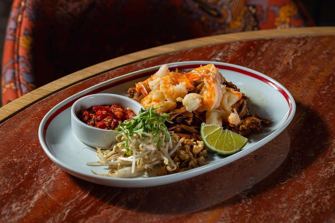 Pad thai é um dos pratos do menu de Dia das Mães do Song Qi • Neuton Araujo
