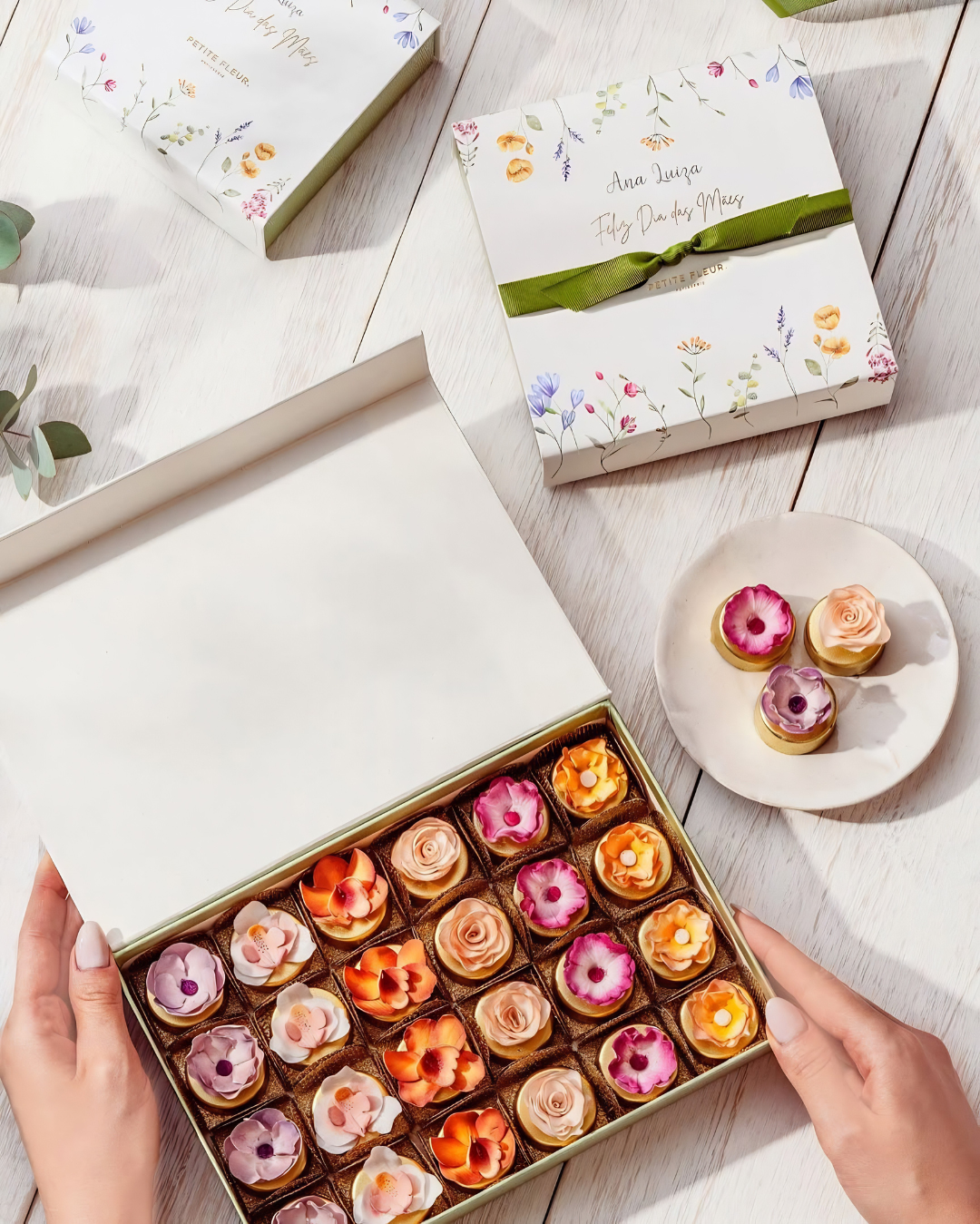 Caixa especial da Petit Fleur para Dia das Mães • Divulgação