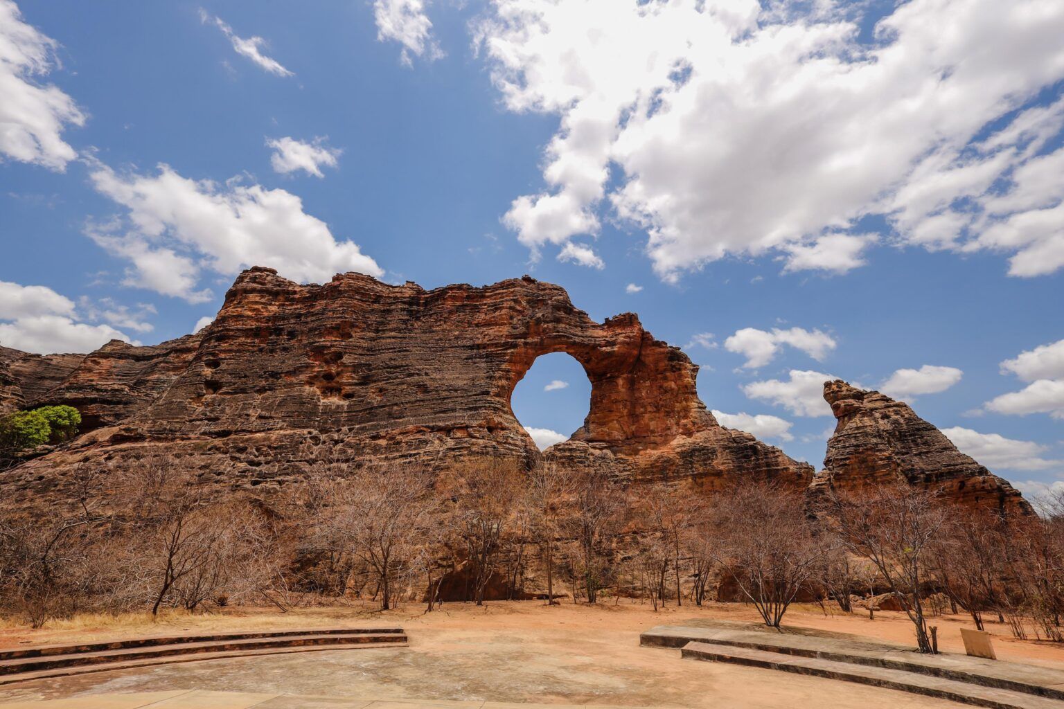 Parque Nacional Serra da Capivara, no Piauí, é um dos sítios arqueológicos mais importantes das Américas • Thiago Amaral/Governo do Piauí