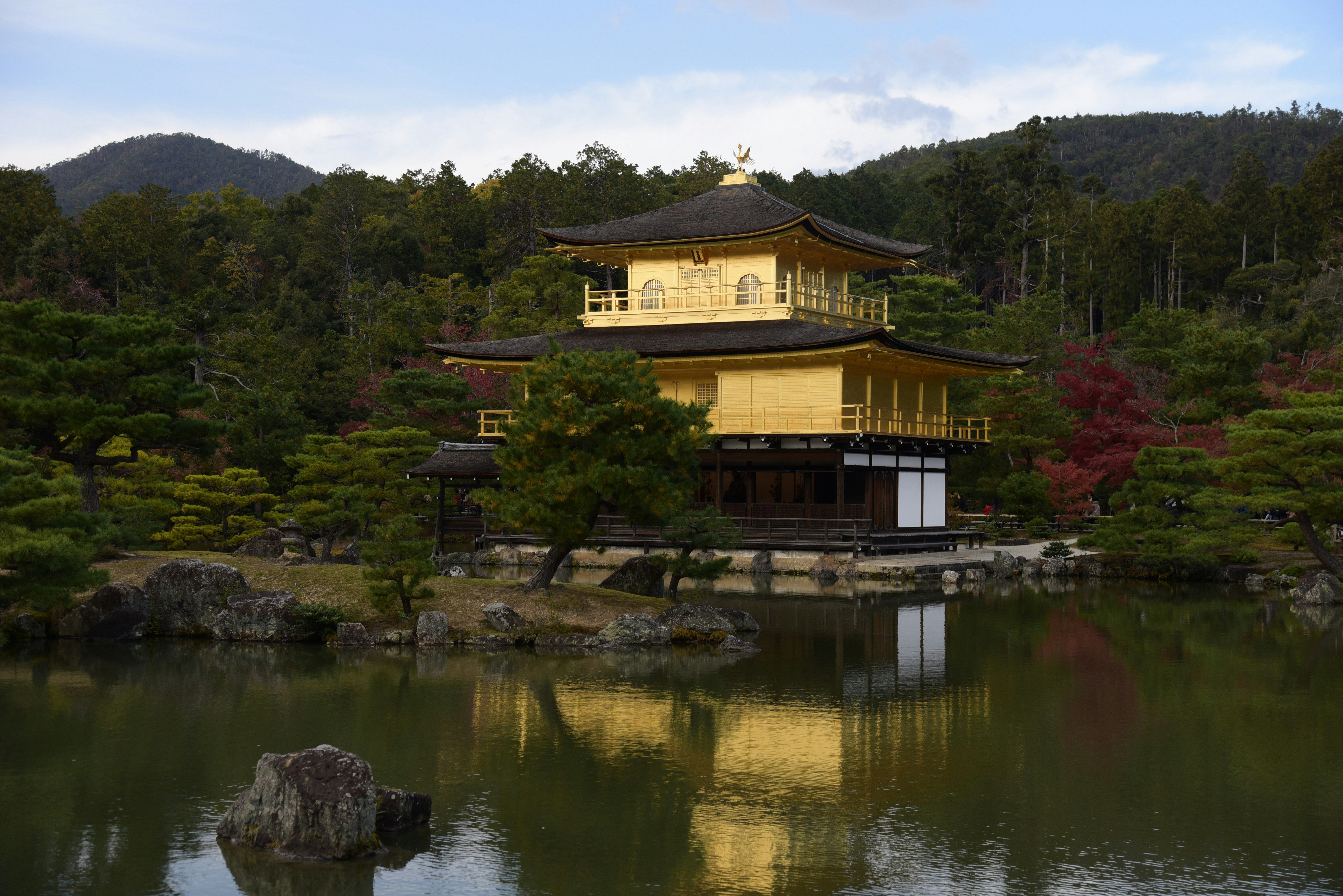 Kinkaku-ji foi reconhecido como Patrimônio Mundial da Unesco em 1994 • Cici Hung/Unsplash