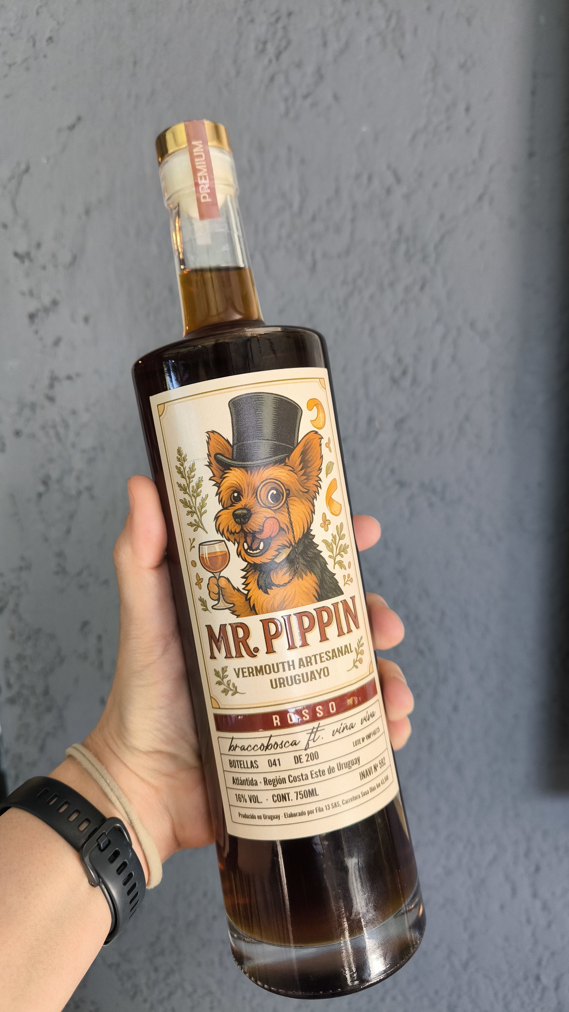 Vermute Mr. Pippin, desenvolvido por Agustín e Victoria Viroga • Giuliana Nogueira