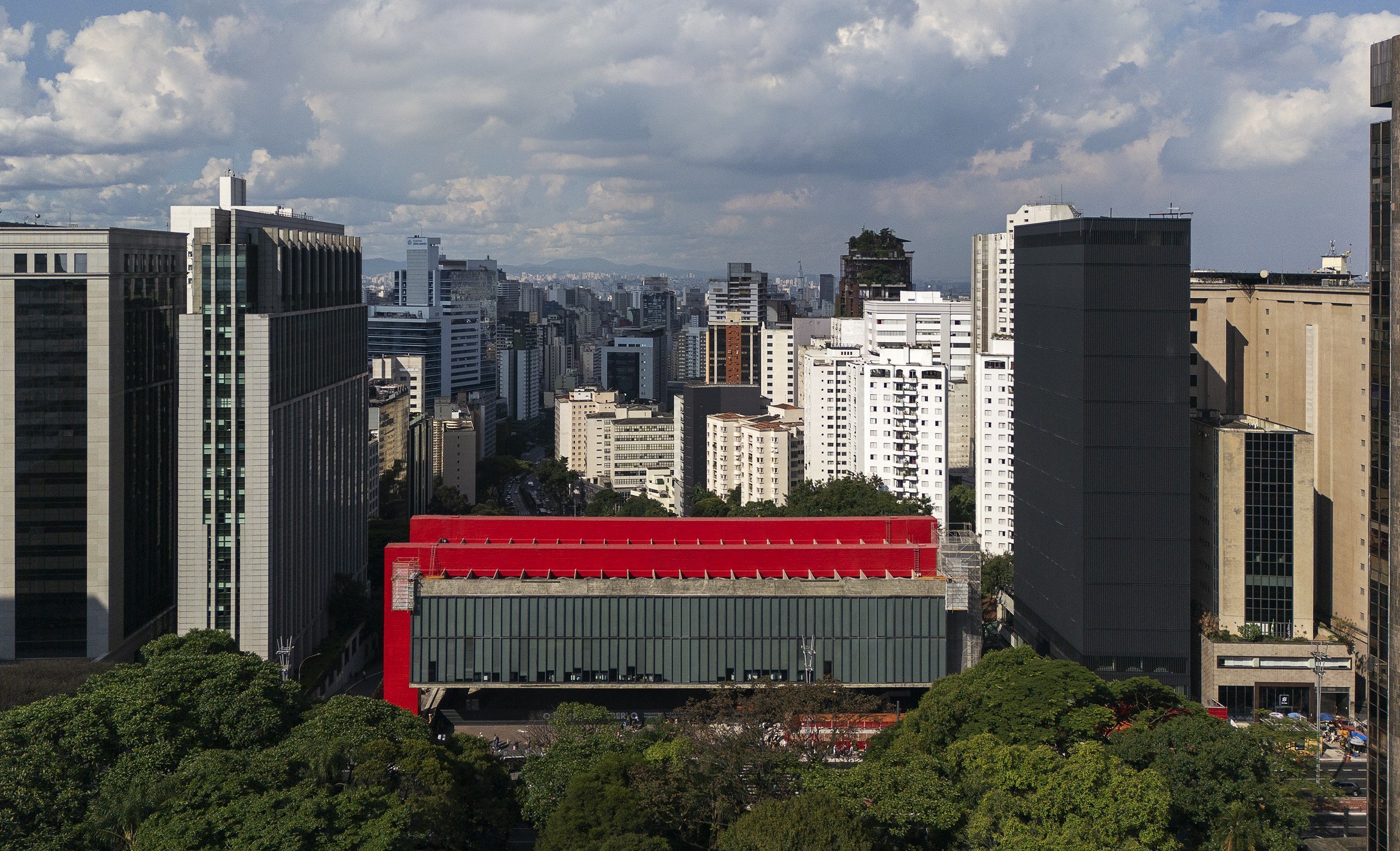 Vista para o Edifício Lina Bo Bardi e Edifício Pietro Maria Bardi
