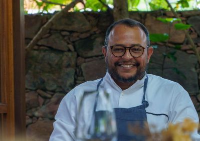 Chef André Chequer, que trabalha na Vinícola Uvva