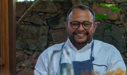 Chef André Chequer, que trabalha na Vinícola Uvva