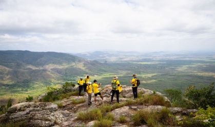 Andantes percorrem e observam belezas da trilha Caminhos da Ibiapaba