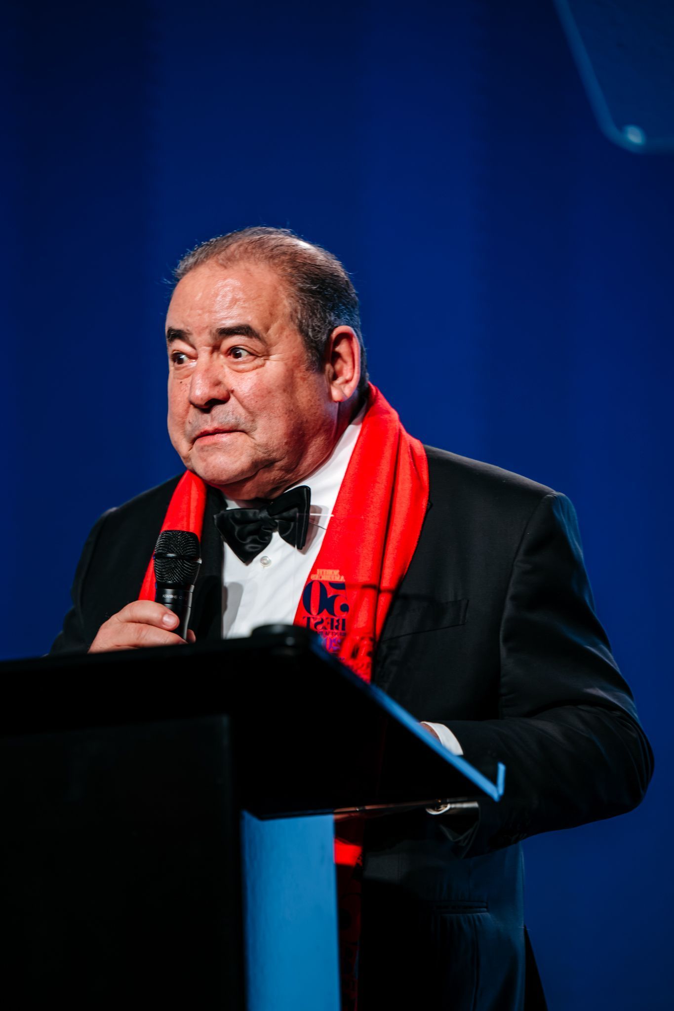 Chef Emeril Lagasse recebe Prêmio de Ícone do Ano no North America's 50 Best Restaurants 2026 • Divulgação/50 Best