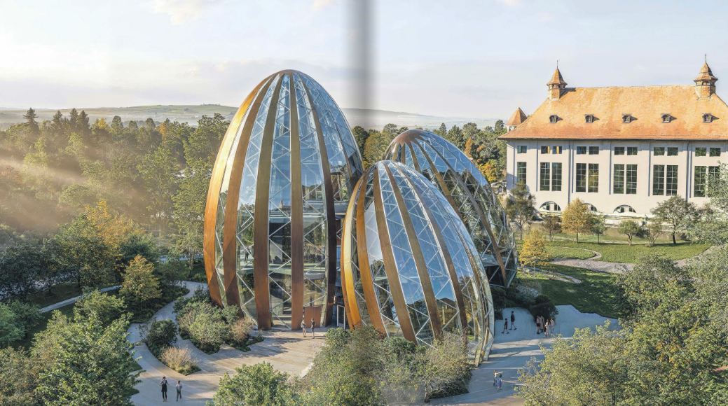 Imagem da estrutura do Parc du Chocolat Cailler, na Suíça