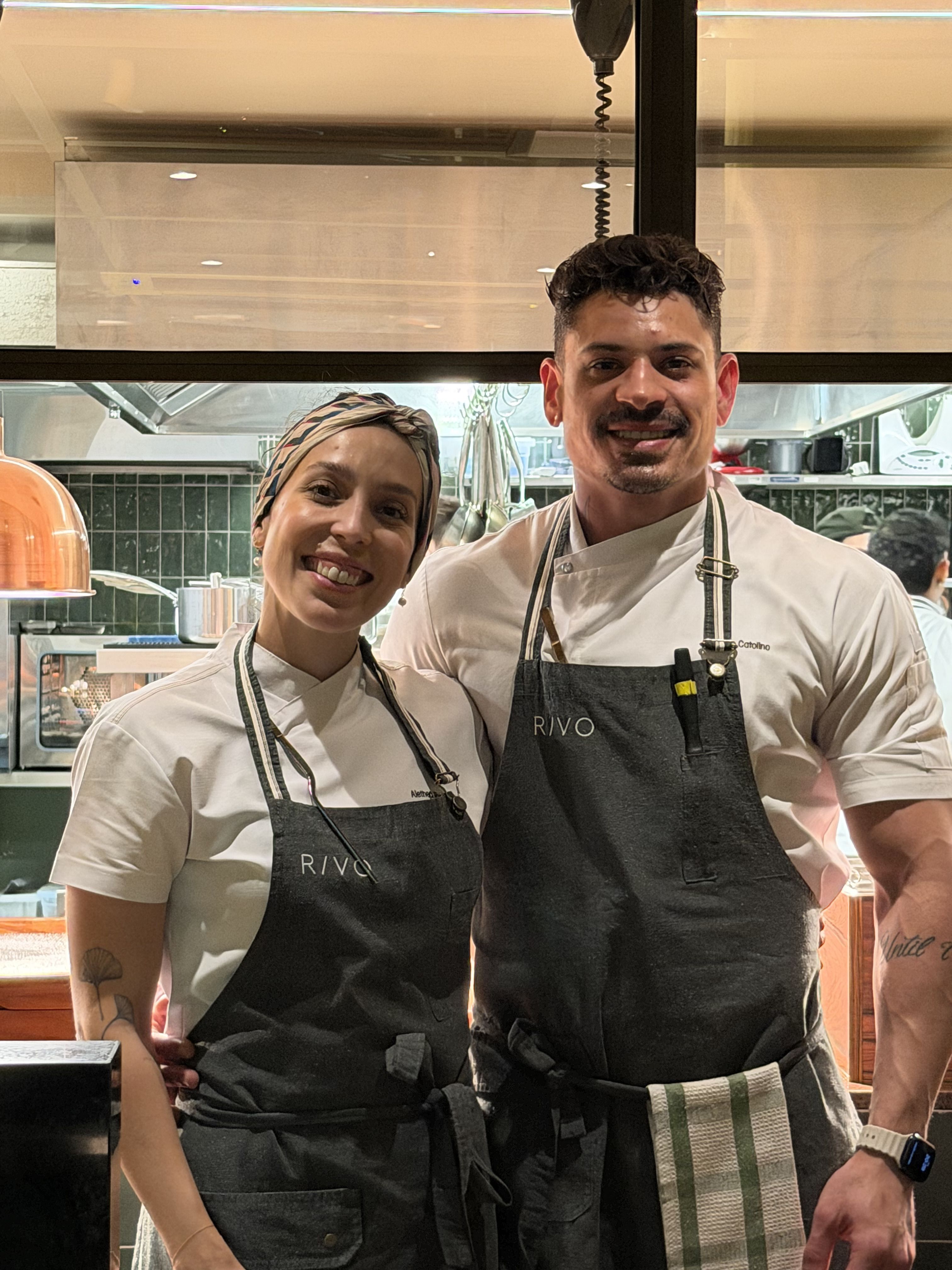 Alethea Ruckert e Max Catolino comandam a cozinha do Rivo • Carolina Daher