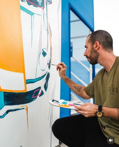 Adonis Alcici é o artista plástico responsável pelo projeto da casa • Divulgação
