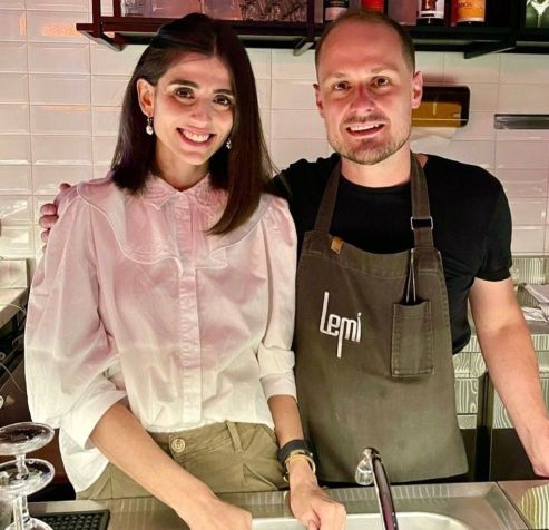 Os proprietários do Lemí: o casal Eduardo Macedo Richard e Raphaela Soares Fonseca • Divulgação