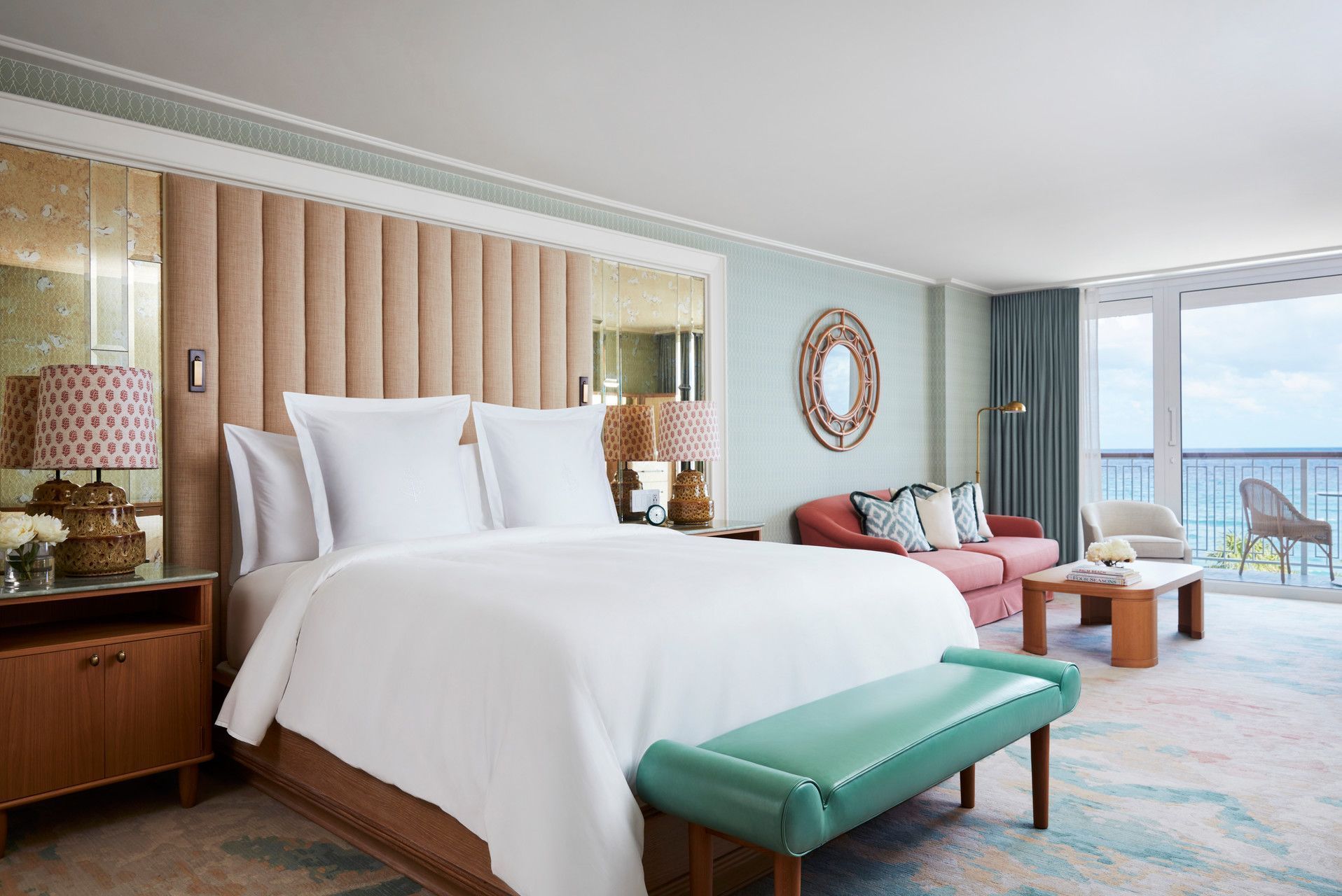 Interior de uma das mais de 200 acomodações do Four Seasons Resort Palm Beach • Divulgação/Four Seasons
