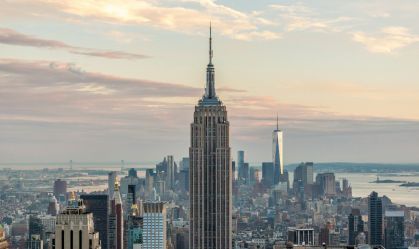 Empire State Building e horizonte de Nova York