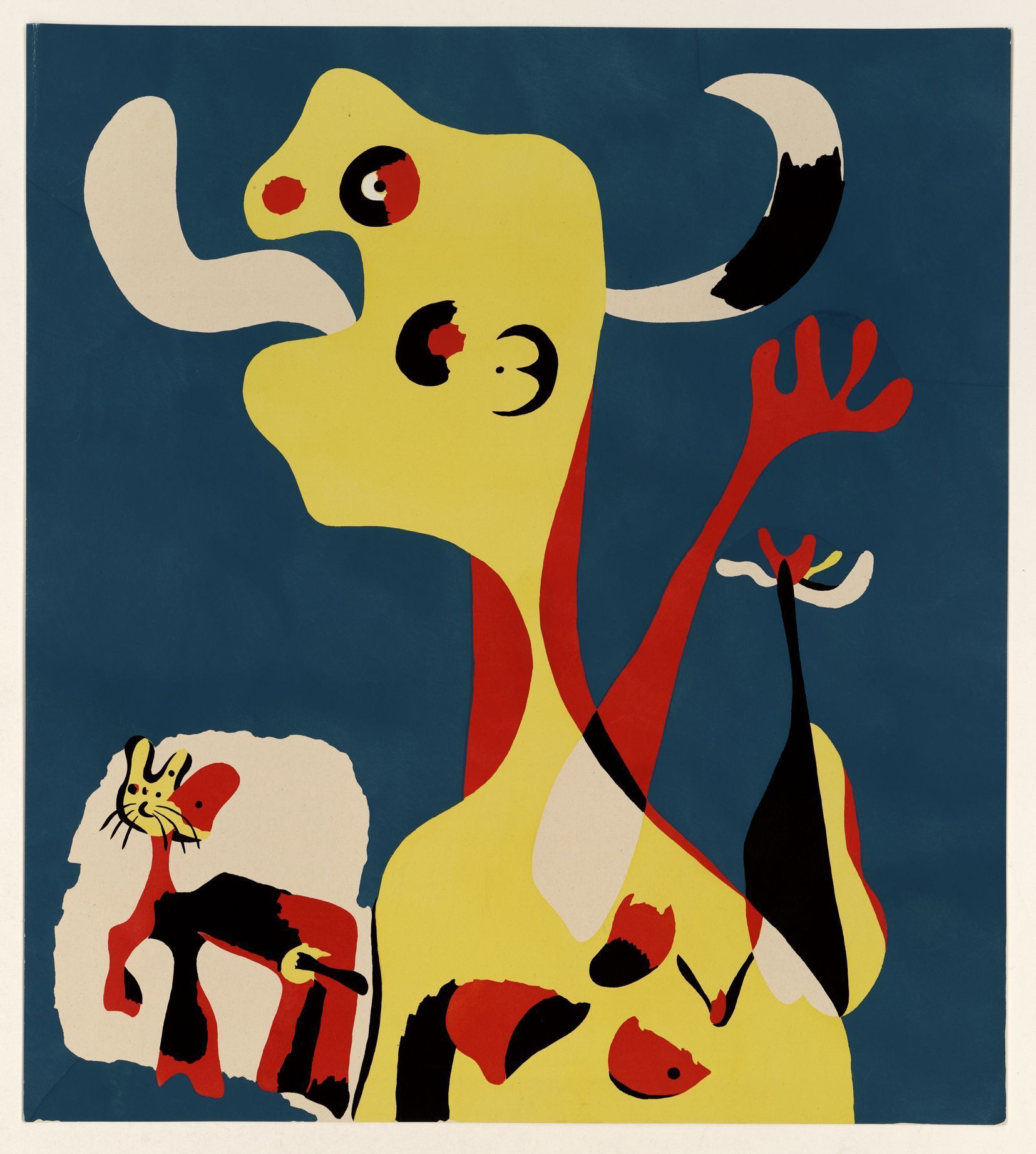 Joan Miró, "Woman and dog in front of the moon", "Mulher e cachorro diante da Lua", 1935, Fundación Joan Miró, Barcelona • ©Successió Miró / AUTVIS, Brasil, 2026