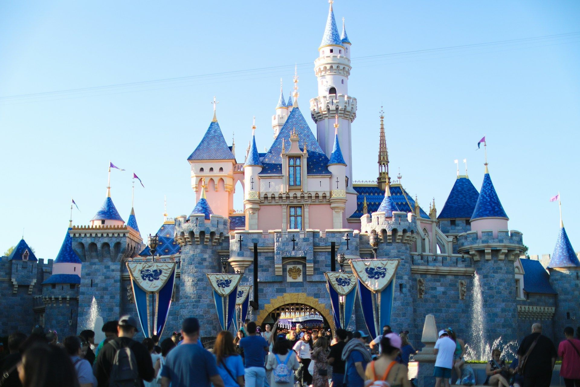Castelo da Bela Adormecida, na Disneyland da Califórnia