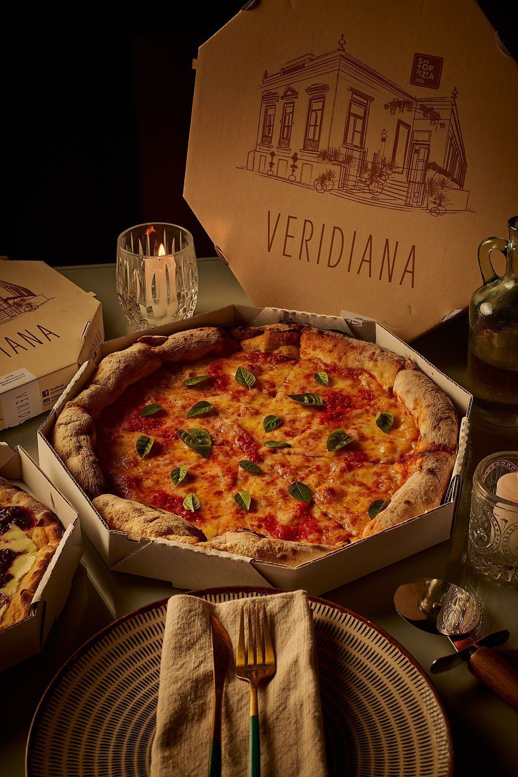 Na foto, a pizza margherita da Veridiana, uma das casas que integram o Dia da Pizza Solidário. No domingo (12), 100% do valor arrecadado com a venda desse sabor será destinado ao Instituto Rizomas