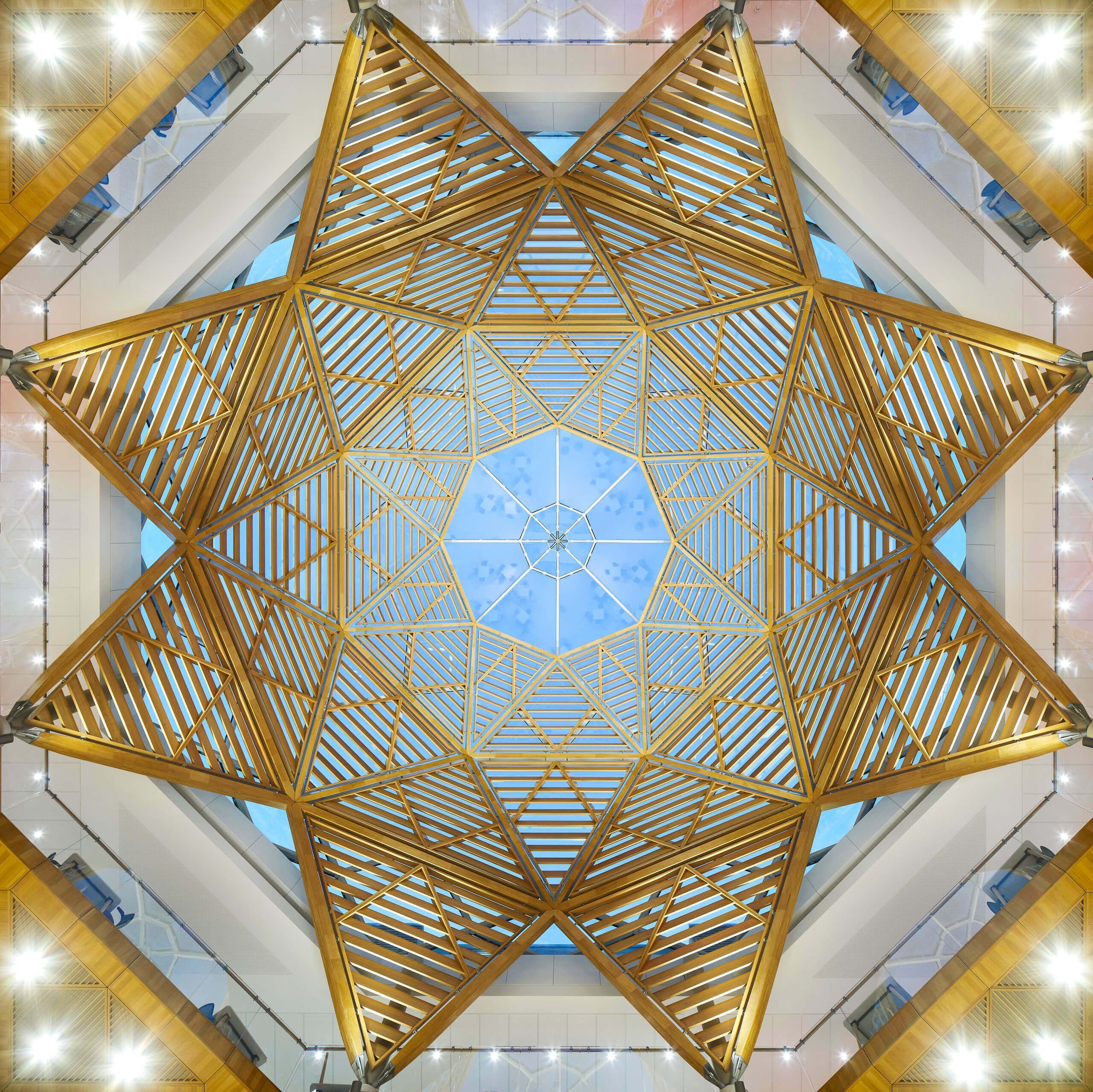 Cúpula do Schwarzman Centre for the Humanities, na Universidade de Oxford • © Hufton + Crow