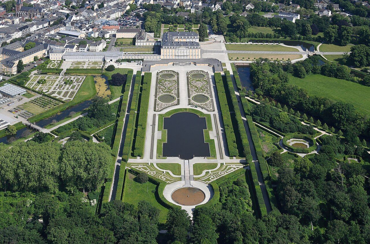 Palácio de Augustusburg fica na cidade de Brühl • Carsten Steger/Wikimedia Commons/CC BY-SA 4.0
