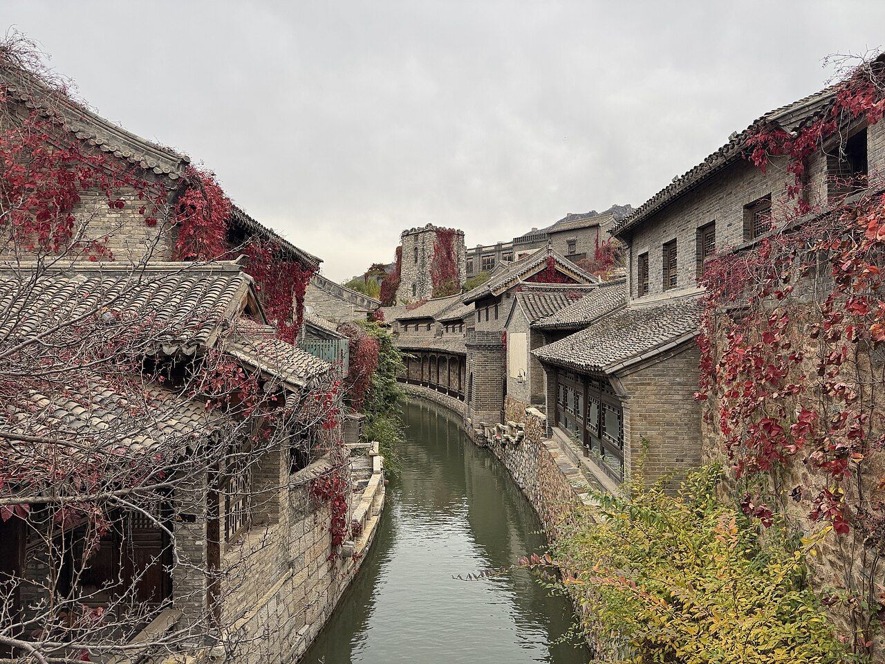 Gubei Water Town, localizada em Pequim • Codas/Wikimedia Commons/CC BY-SA 4.0