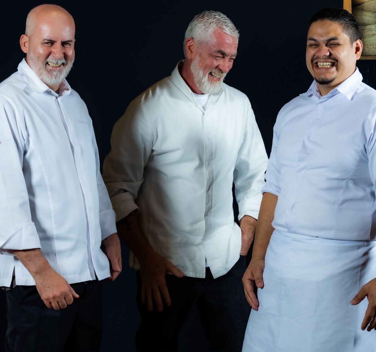 Geovane Carneiro, Alex Atala e Romário Rodrigues • Ricardo D`Angelo