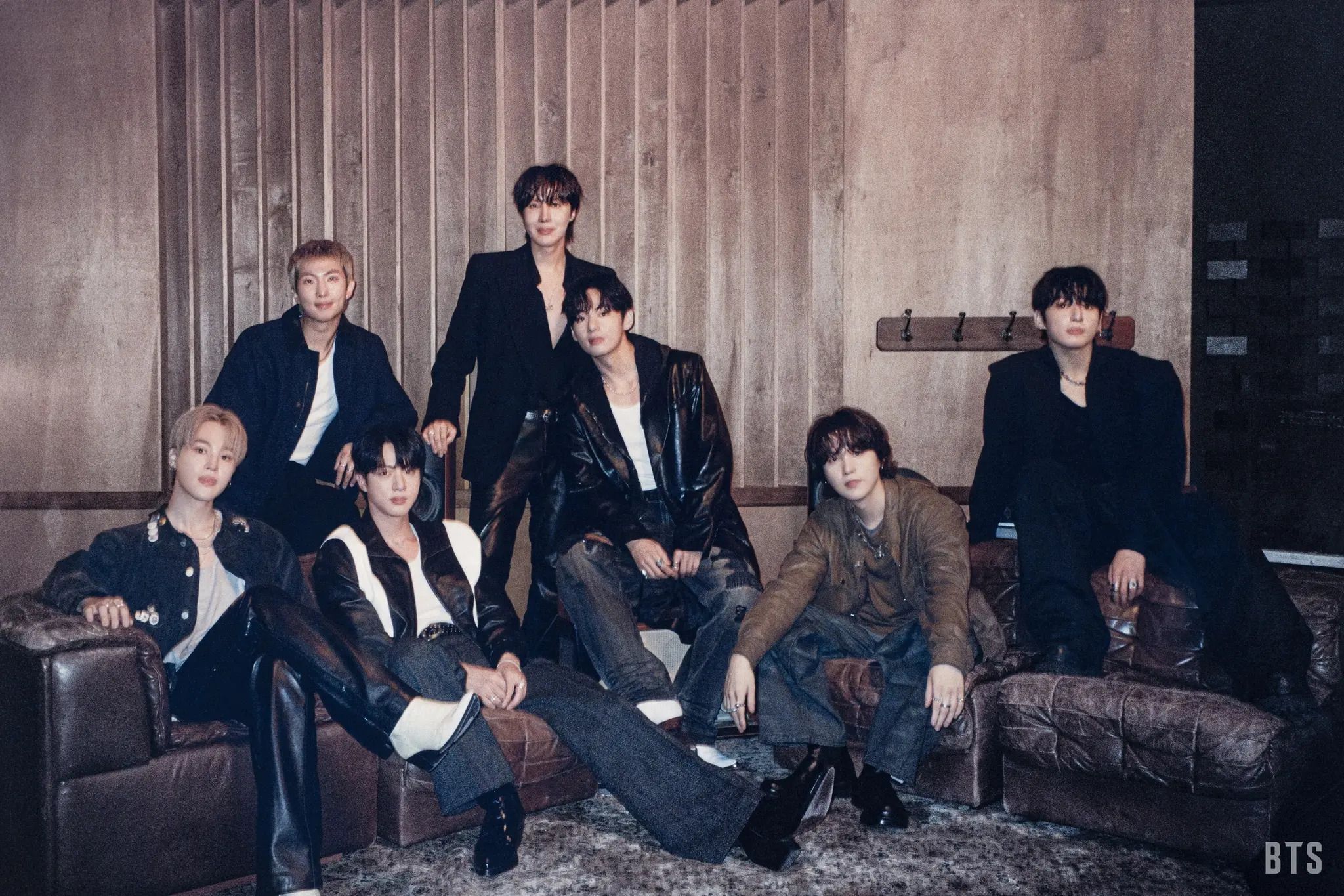 Foto do grupo musical BTS