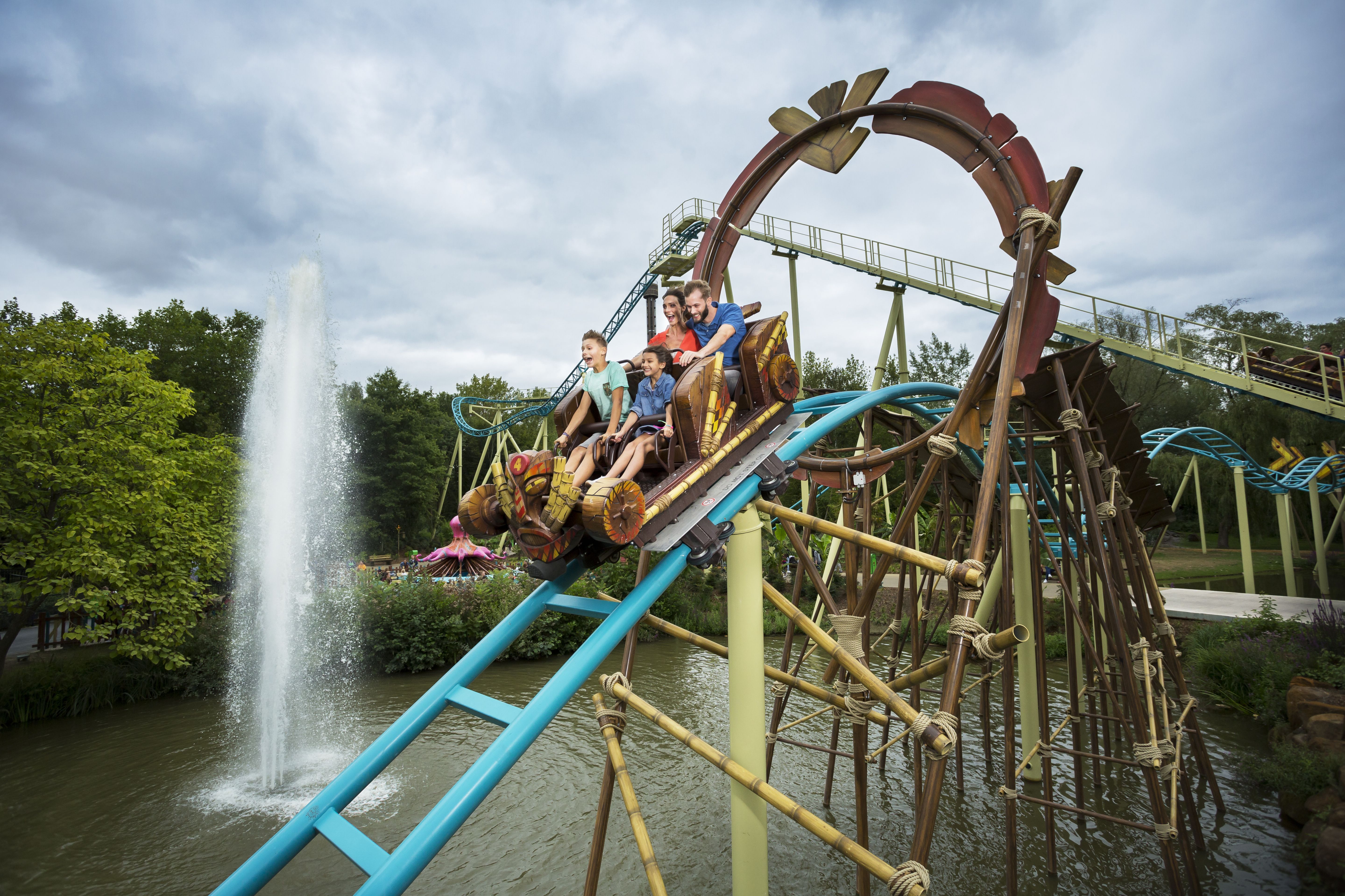 O parque temático Walibi Belgium fica a cerca de 30 minutos de Bruxelas • Tiki Waka/Divulgação